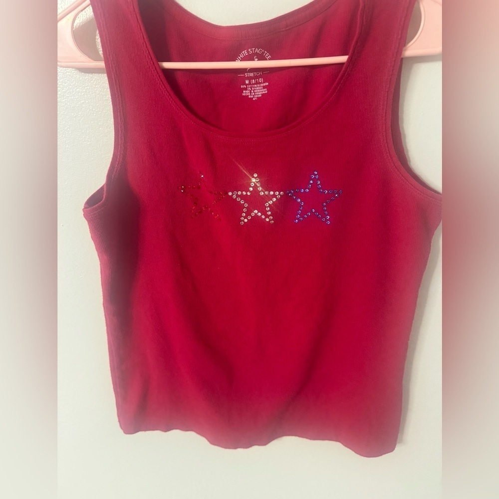 White stag 4th of July tanktop